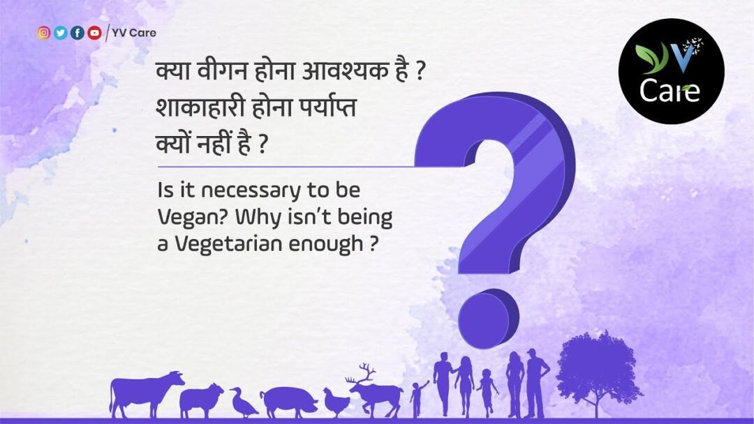 क्या वीगन होना आवश्यक है ? शाकाहारी होना पर्याप्त क्यों नहीं है? | | Vegan Hindi India FAQ